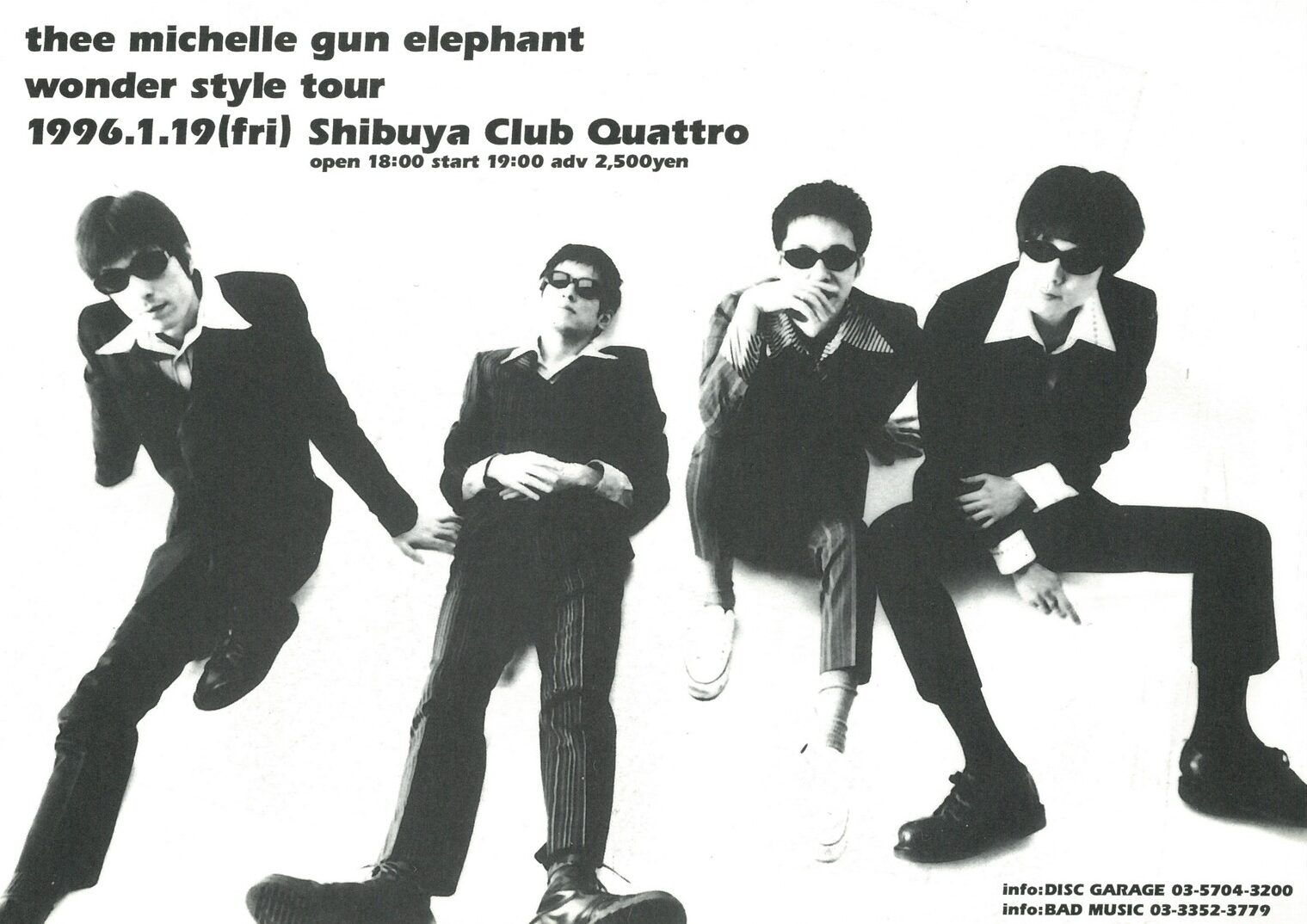 1996 | History of THEE MICHELLE GUN ELEPHANT | THEE MICHELLE GUN